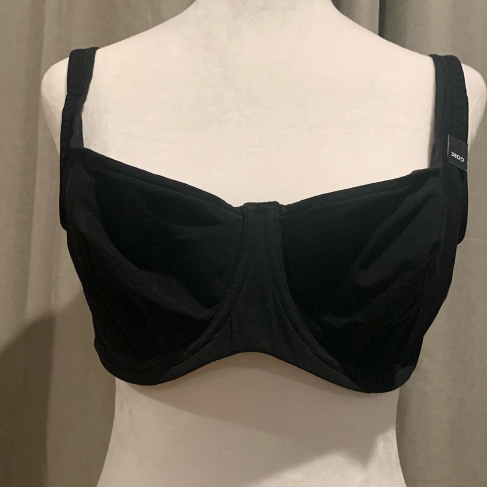 NWT - Etam Black Underwire Bra Size 38DD (38E)